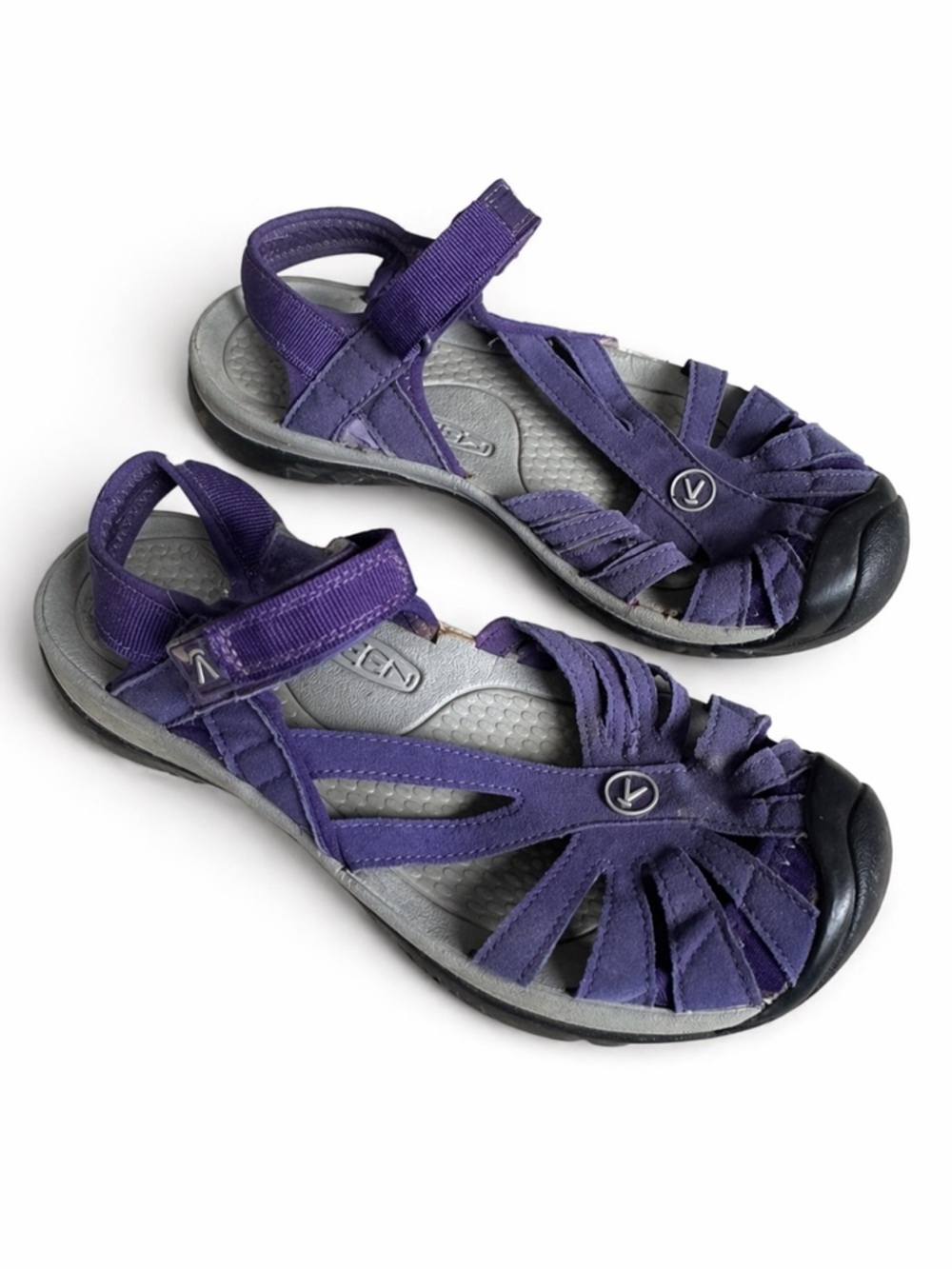 KEEN Rose Sport Sandals Waterproof Comfort Hiking Shoes Outdoor Trail Purple 6 - Picture 4 of 12